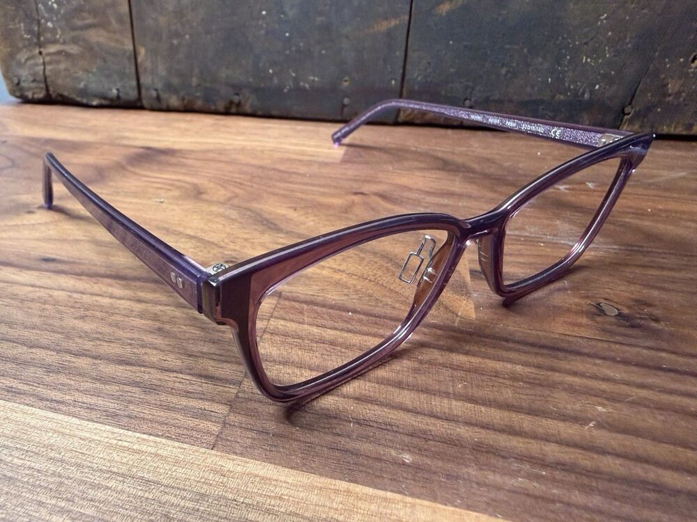 Modo Eyeglass Frames Only Womens Purple 6619A PRBN Cat Eye 52-15-140